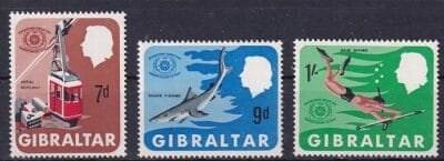 1967. Gibraltár, Nemzetközi Turisztikai Év sor