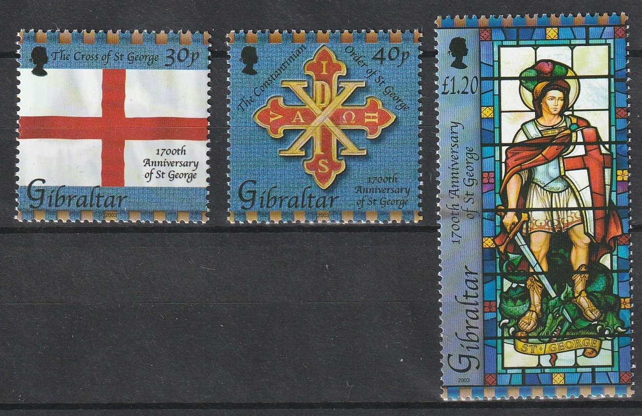 2003. Gibraltár, Szent György 1700. évfordulója sor