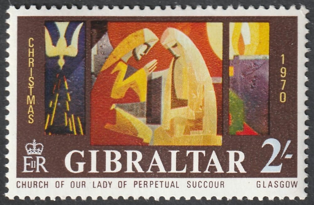 1970. Gibraltár, Karácsonyi bélyeg