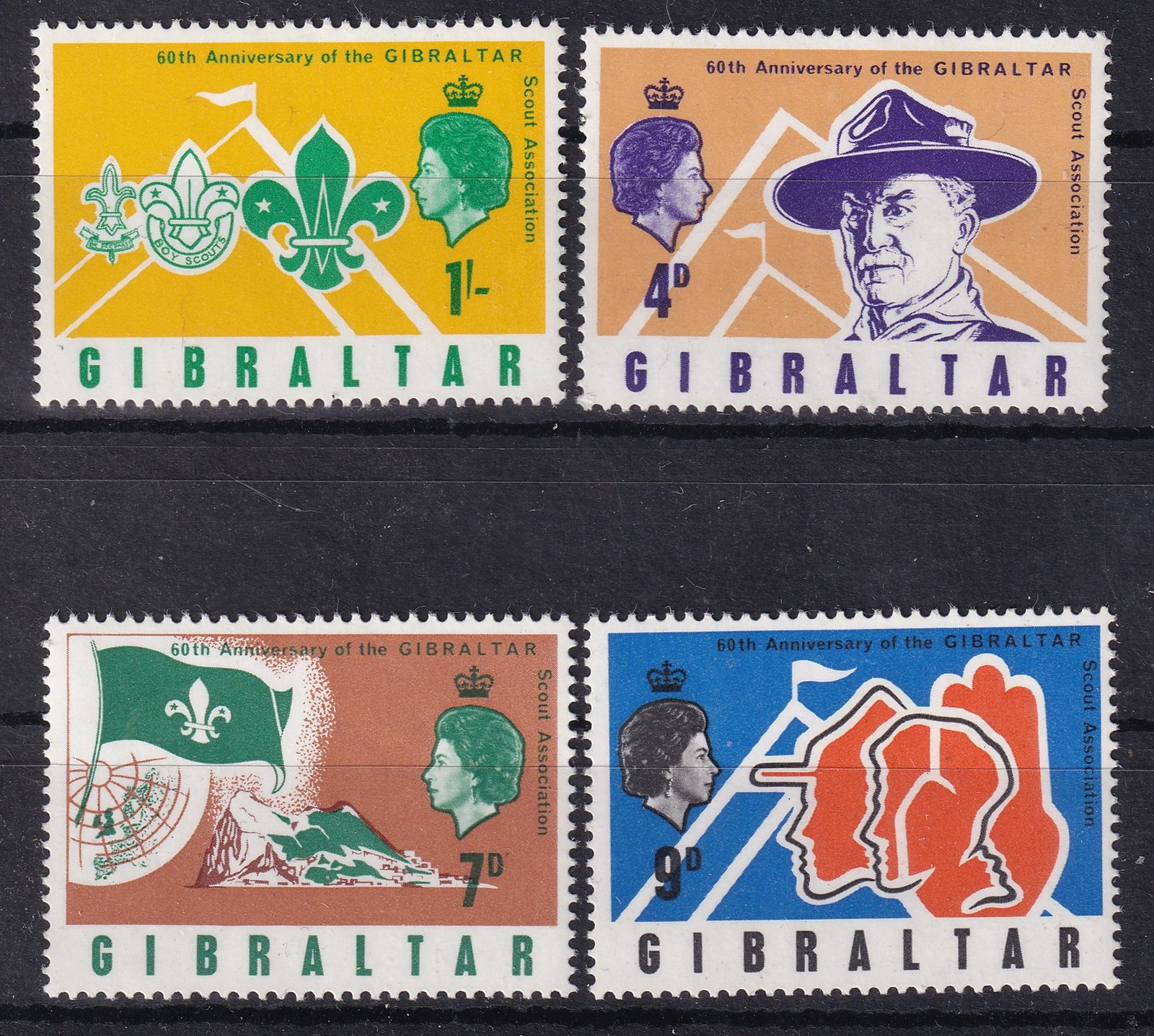 1968. Gibraltár, A Gibraltári Cserkészszövetség fennállásának 60. évfordulója sor