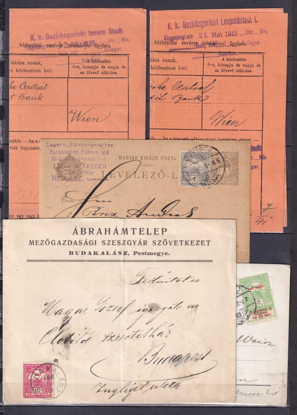 5 db érdekes magyar küldemény