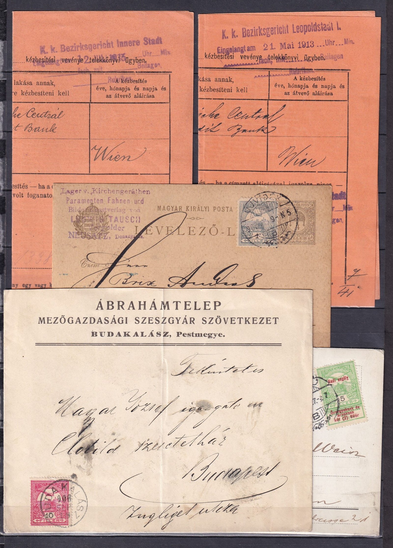 5 db érdekes magyar küldemény