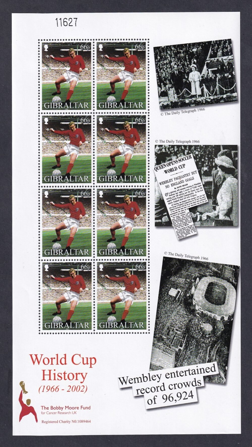 2002. Gibraltár, A Bobby Moore Alap kisív sor