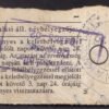 MÁV, 33%-os menetjegy, 2.osztály,10km, (rontott / téves bélyegzés)