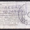 MÁV, 33%-os menetjegy, 2.osztály, 20km, (rontott / téves bélyegzés) - Image 2