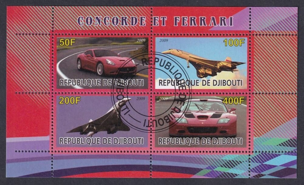 2009. Dzsibuti Köztársaság, Concorde és Ferrari blokk