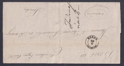 1851. Eszék, ex offo levél