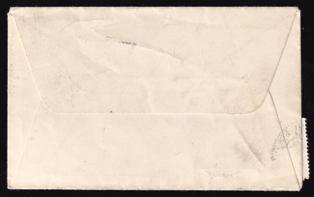 IMG_20250505_0099 1936. Budapest, helyben feladott nyomtatvány boríték portózva