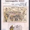 2003. Ausztria, Éves ajándék az Arge feld- és Zensurpost 20 éves jubileuma alkalmából emléklap, alkalmi bélyegzéssel
