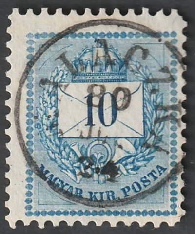 1874. 10kr, /B/ 11.1/2 - MALACZKA