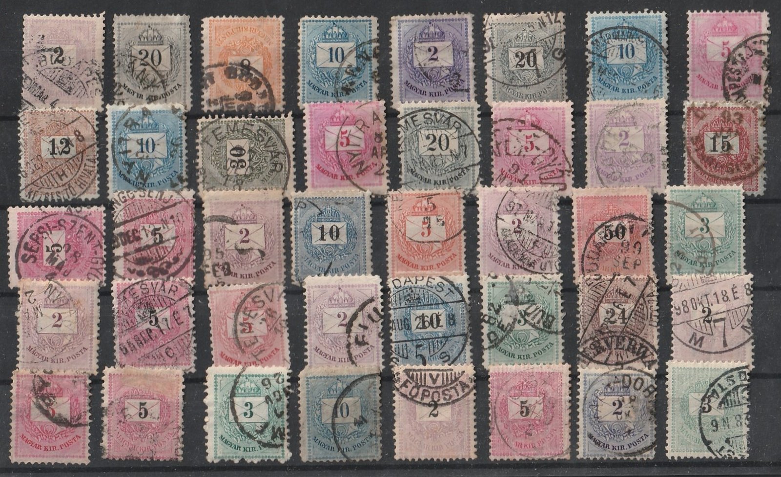 40 db krajcáros bélyeg