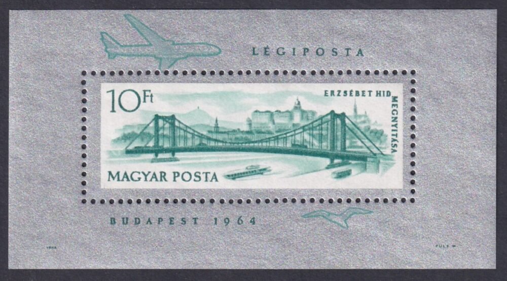 1964. Lánchíd blokk, zárt keretfogazással