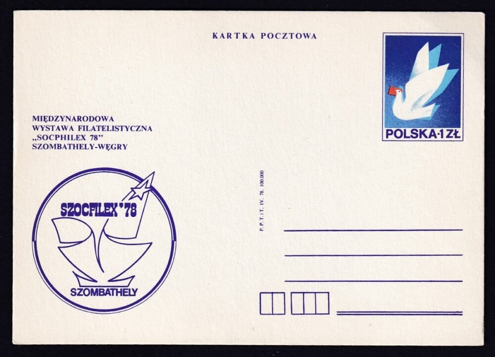 1978. Lengyelország, díjjegyes levelezőlap