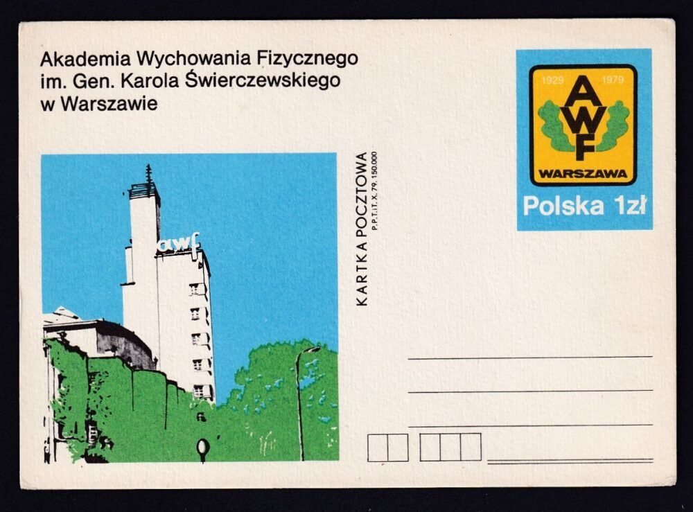 1979. Lengyelország, díjjegyes levelezőlap