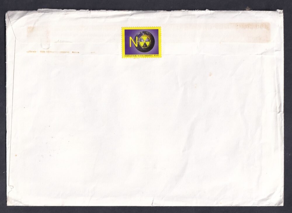 1996. Salgótarján, Budapestre feladott cserkész levél