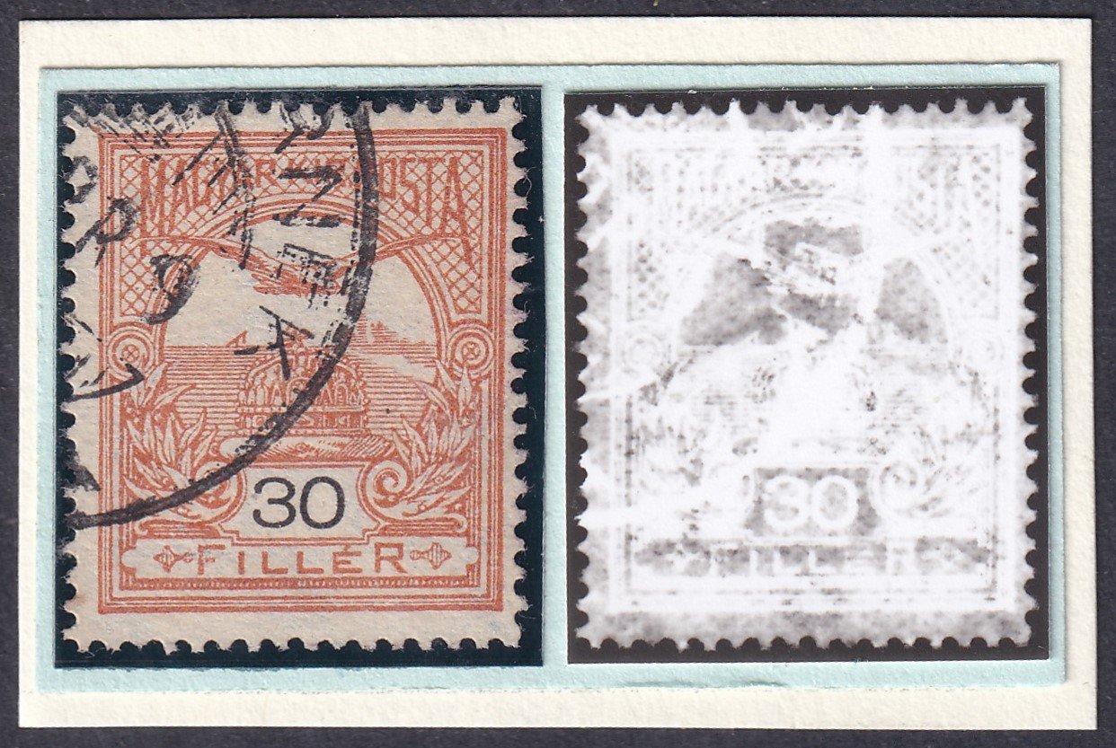 1909. 30 f A1 vízjel állással