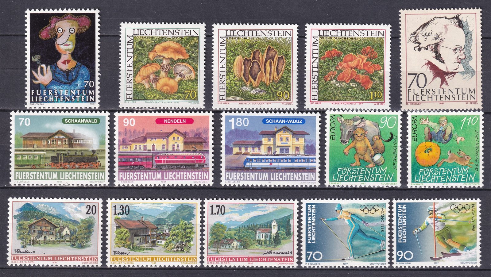 Liechtenstein, névérték: 15,1 CHF