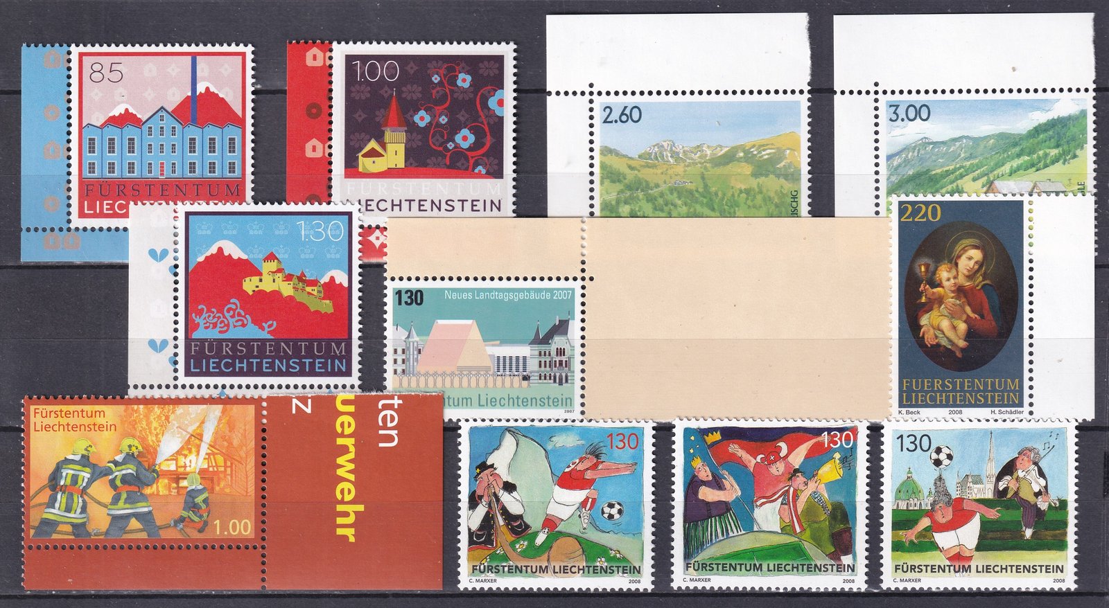 Liechtenstein, névérték: 17,15 CHF