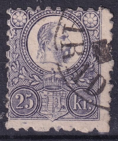 1871. Réznyomat 25kr