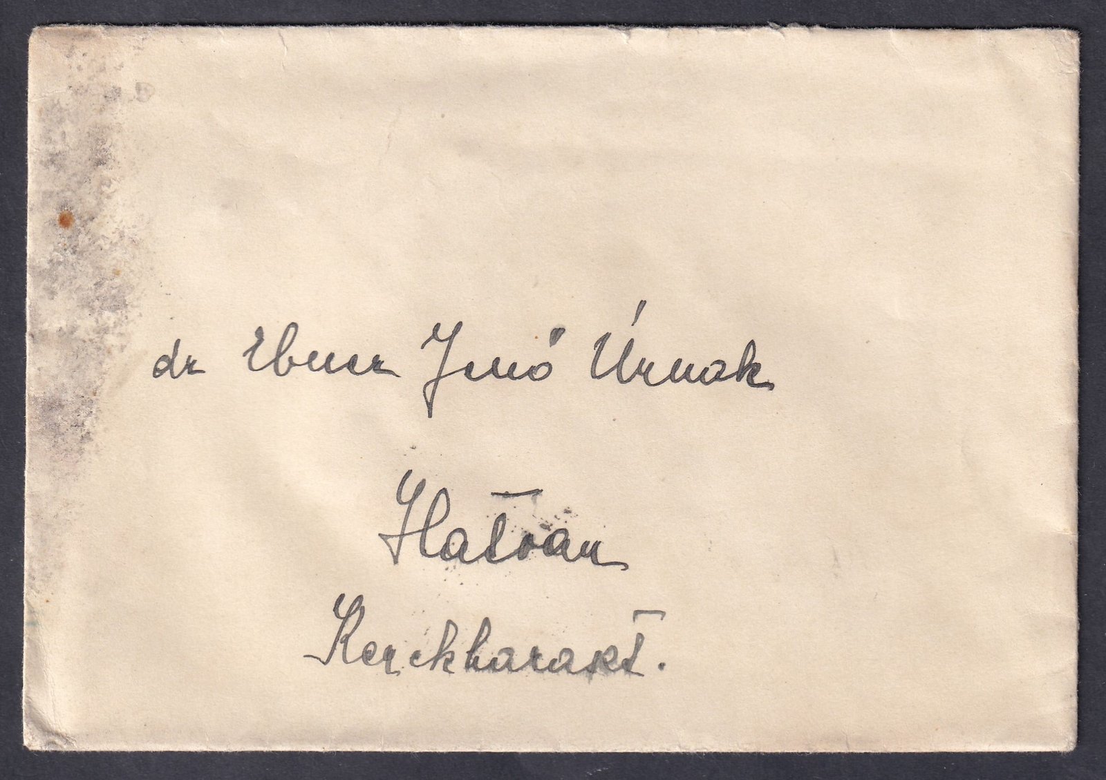 1926. Budapest, Hatvanba feladott levél