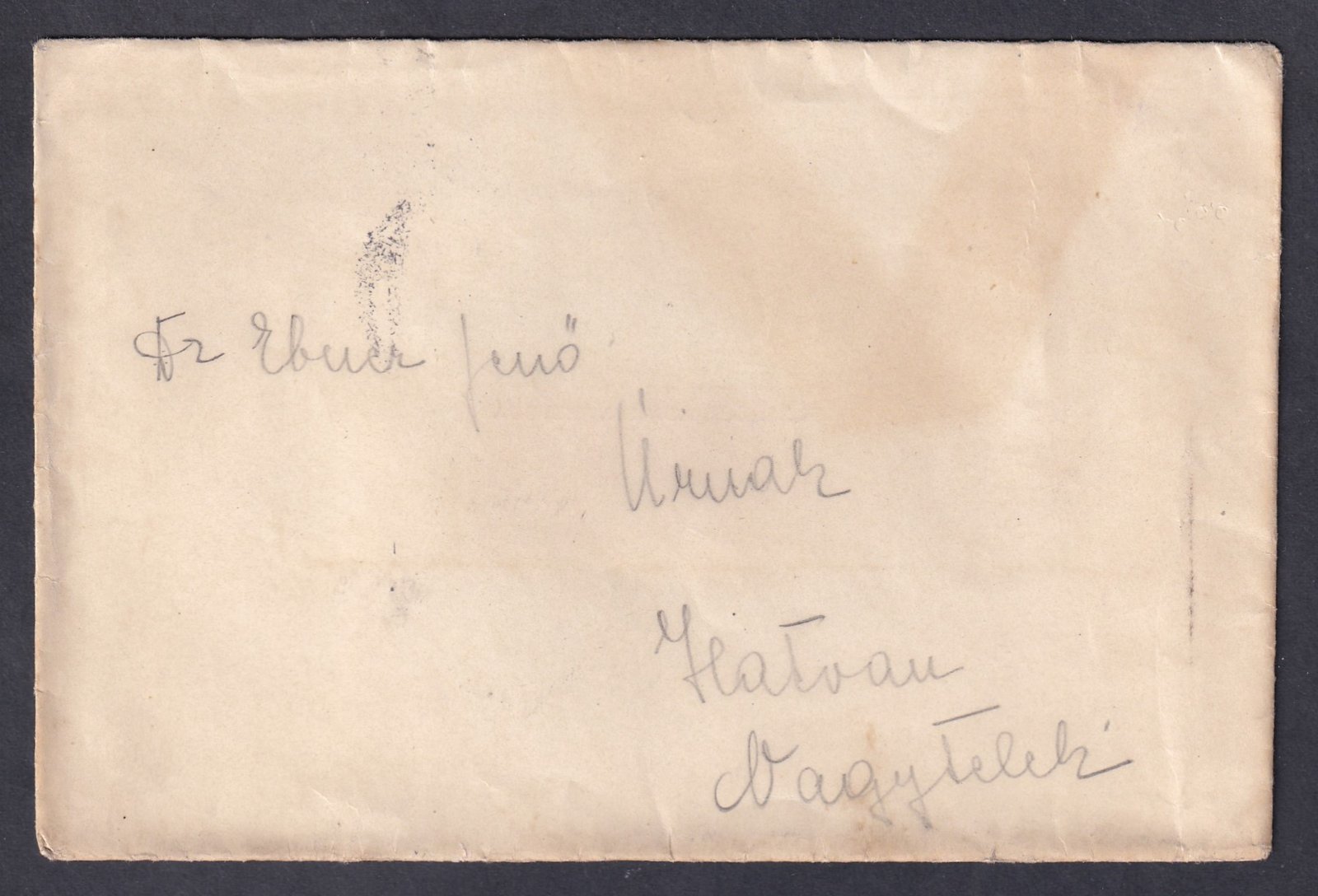 IMG_20260218_0013 1924. Budapest, Hatvanba feladott levél