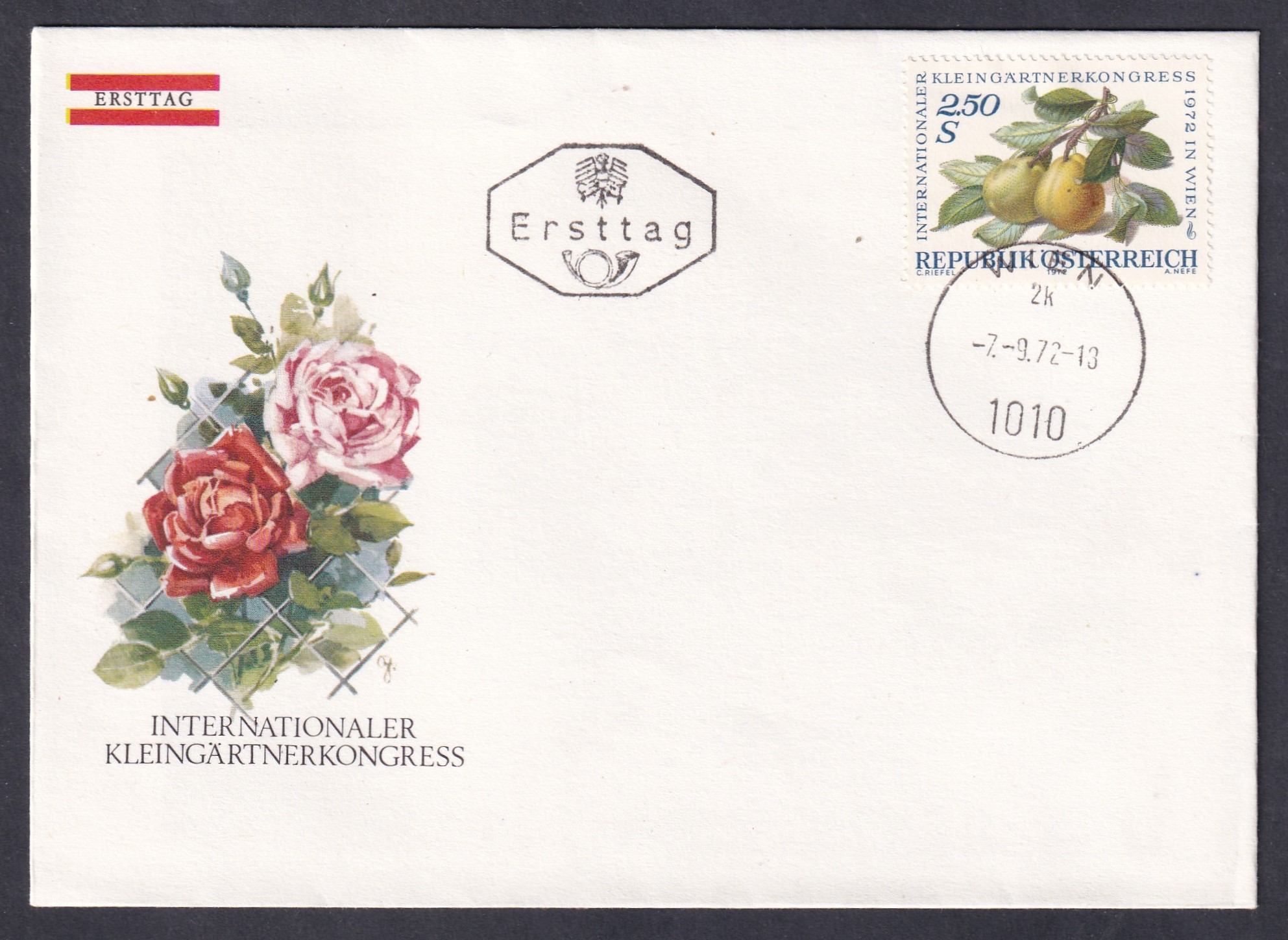 1972. Ausztria, FDC