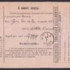 1876. Perlak, díjkiegészített posta utalvány - Image 2