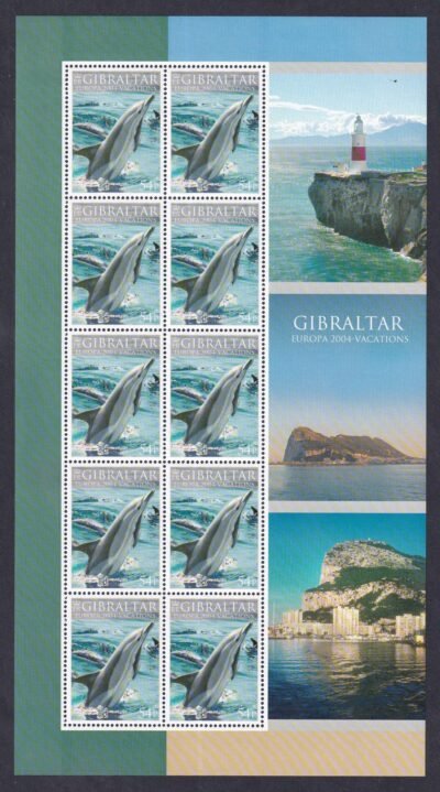 2004. Gibraltár, EUROPA Bélyegek - Ünnepek, kisív sor