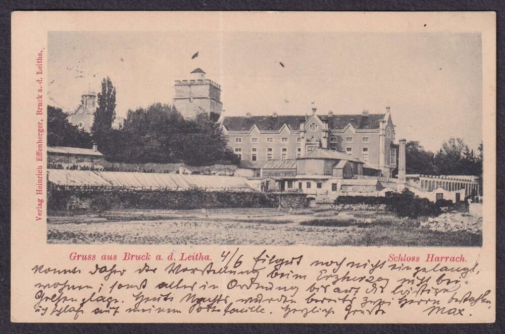 1899. BRUCK-UJFALU / TÁBOR, Krems an der Donau-ba feladott képeslap