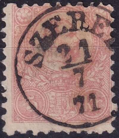 1871. Kőnyomat 5kr, SZERED