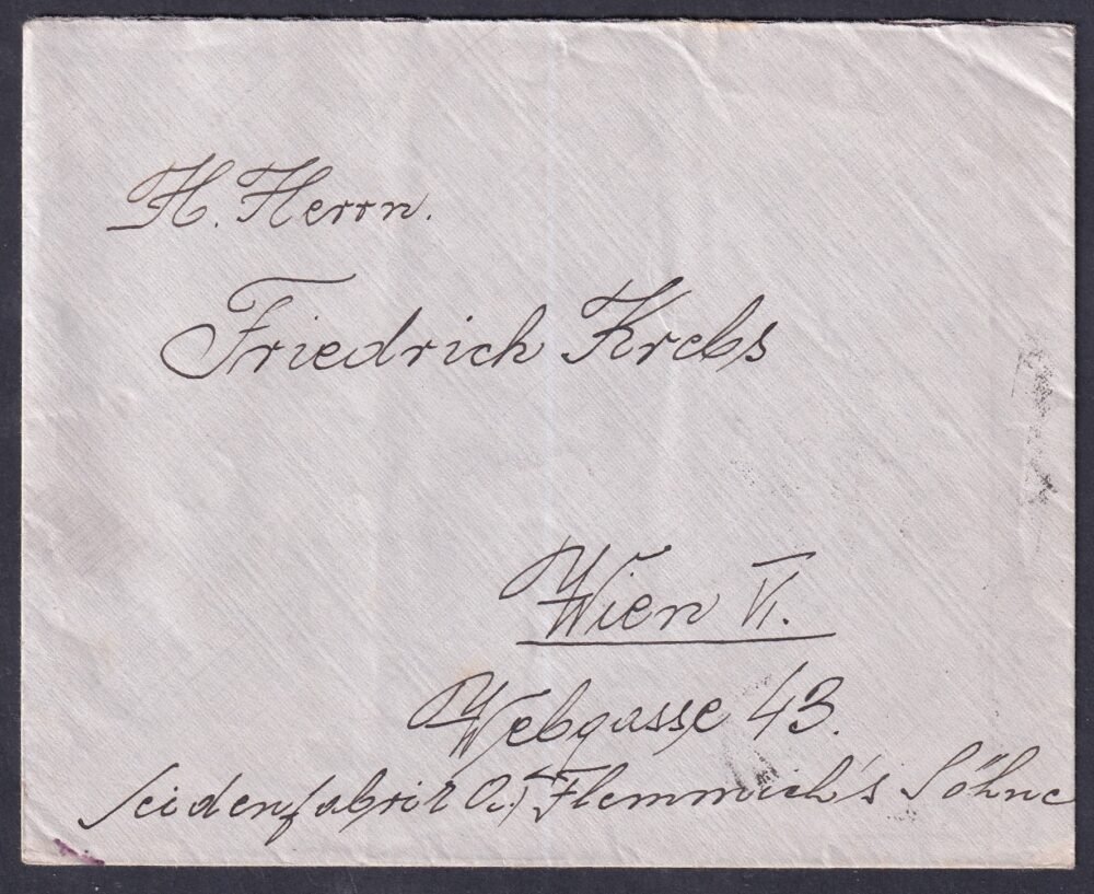1936. Bécsbe feladott boríték (1936. 3x10f köznapi levélen +++)