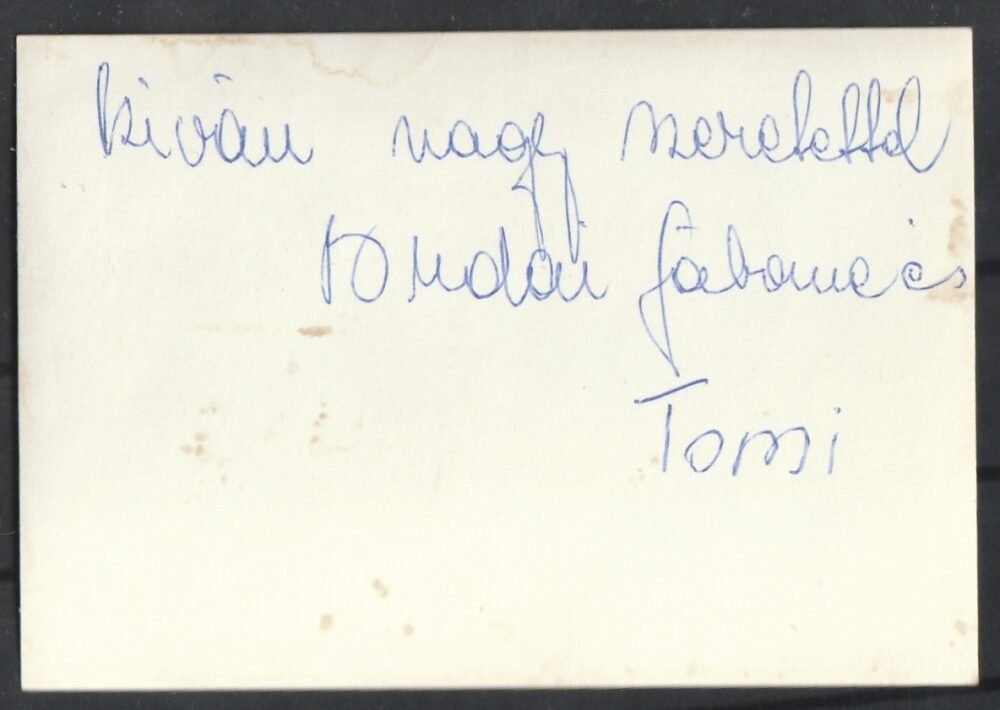 1965. Bécsbe feladott, kis alakú nyomtatvány boríték (portózva), tartalommal