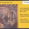 2007. Osztrák posta bélyeges karácsonyi üdvözlő lap