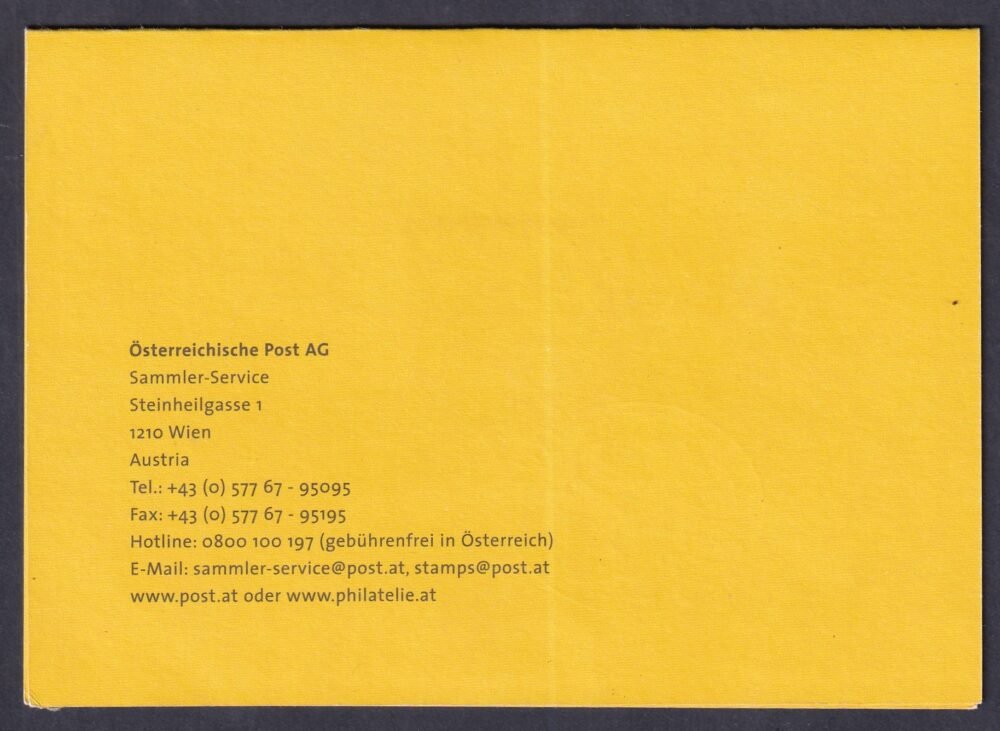 2007. Osztrák posta bélyeges karácsonyi üdvözlő lap - Image 3