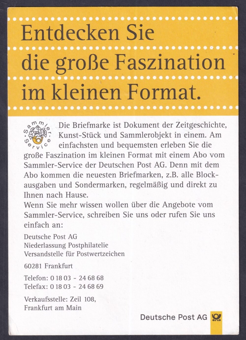 1997. Heninrich von Stephan halálának 100. évfordulója emléklap - Image 2
