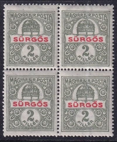1916. Sürgős négyestömb