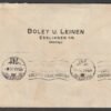 1931. Német Birodalom, Budapestre feladott céges levél perfin bélyegekkel