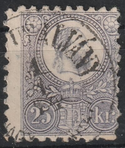 1871. Réznyomat 25kr