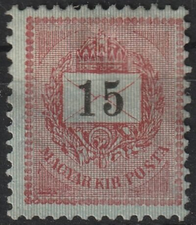 1889. 15kr, /E/