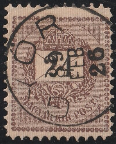 1889. 24kr /B/ GYŐR