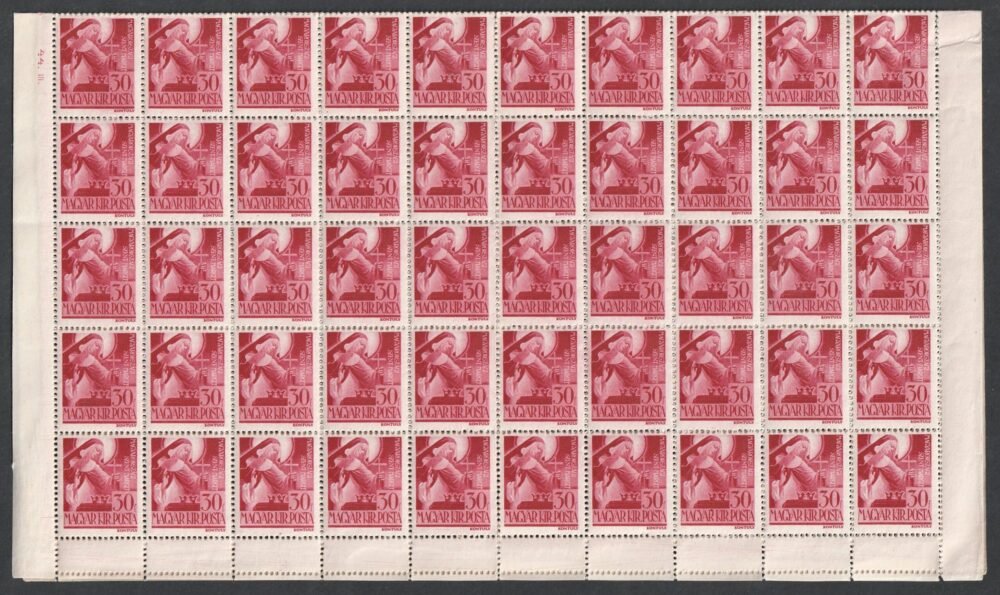 1 944. Szent Margit, teljes forgalmi sor (minden ívszél meg van) - Image 3