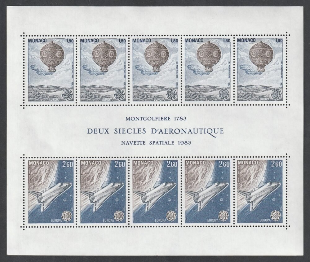 1983. Monakó, Europa CEPT kisív