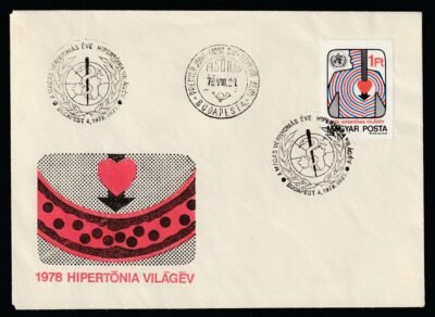 1978. Magas vérnyomás éve, Budapest FDC