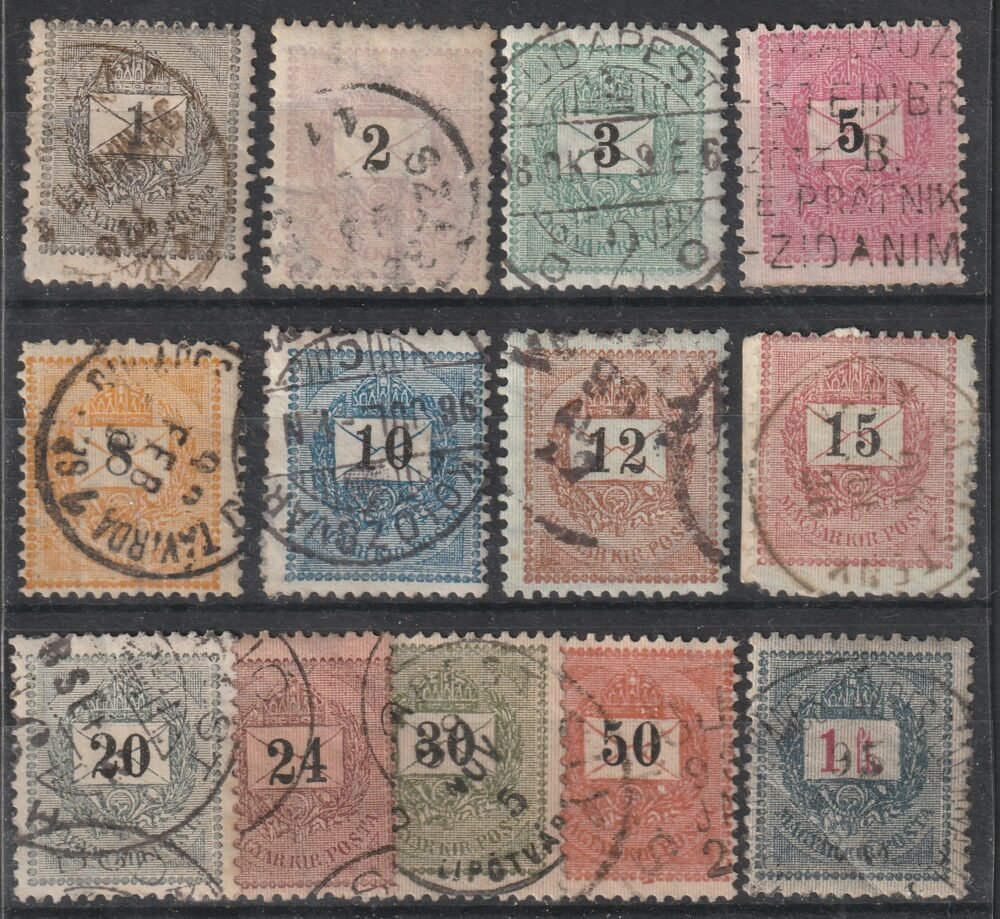 1889. Feketeszámú használt sor