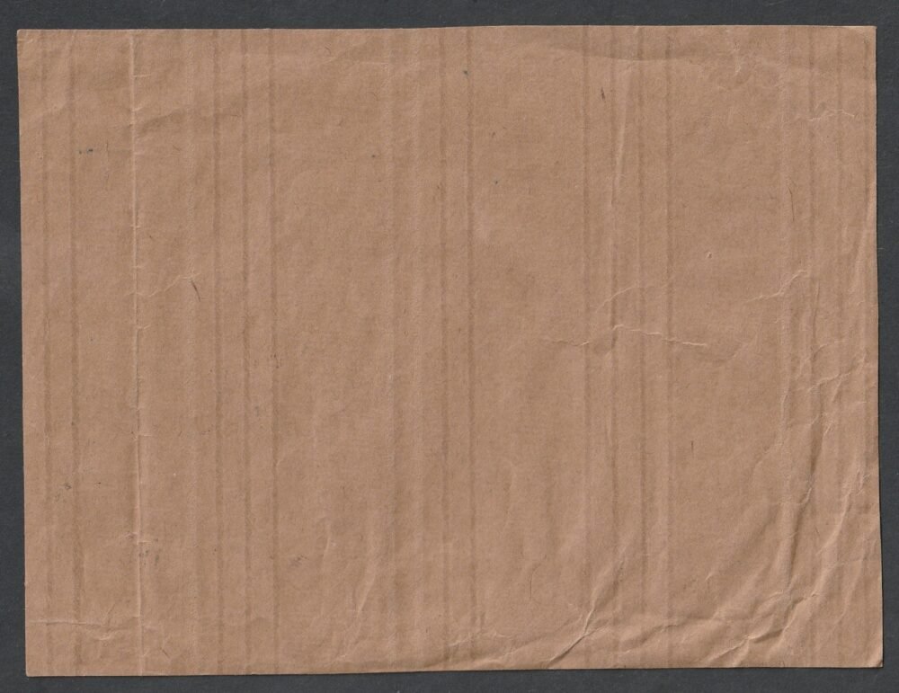 1946. 01. 13. Budapest, helyi ajánlott levél előlap