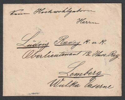 1899. Budapest, LEMBERG/LWOW- ba feladott levél 2x2+1 kr ritka díjlerovással, kiállítási darab!