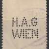 Ausztria *H.A.G. WIEN* perfin bélyeg