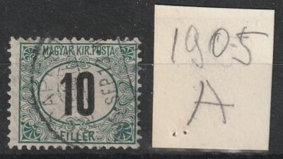 1905. Zöldportó 10 f /A/
