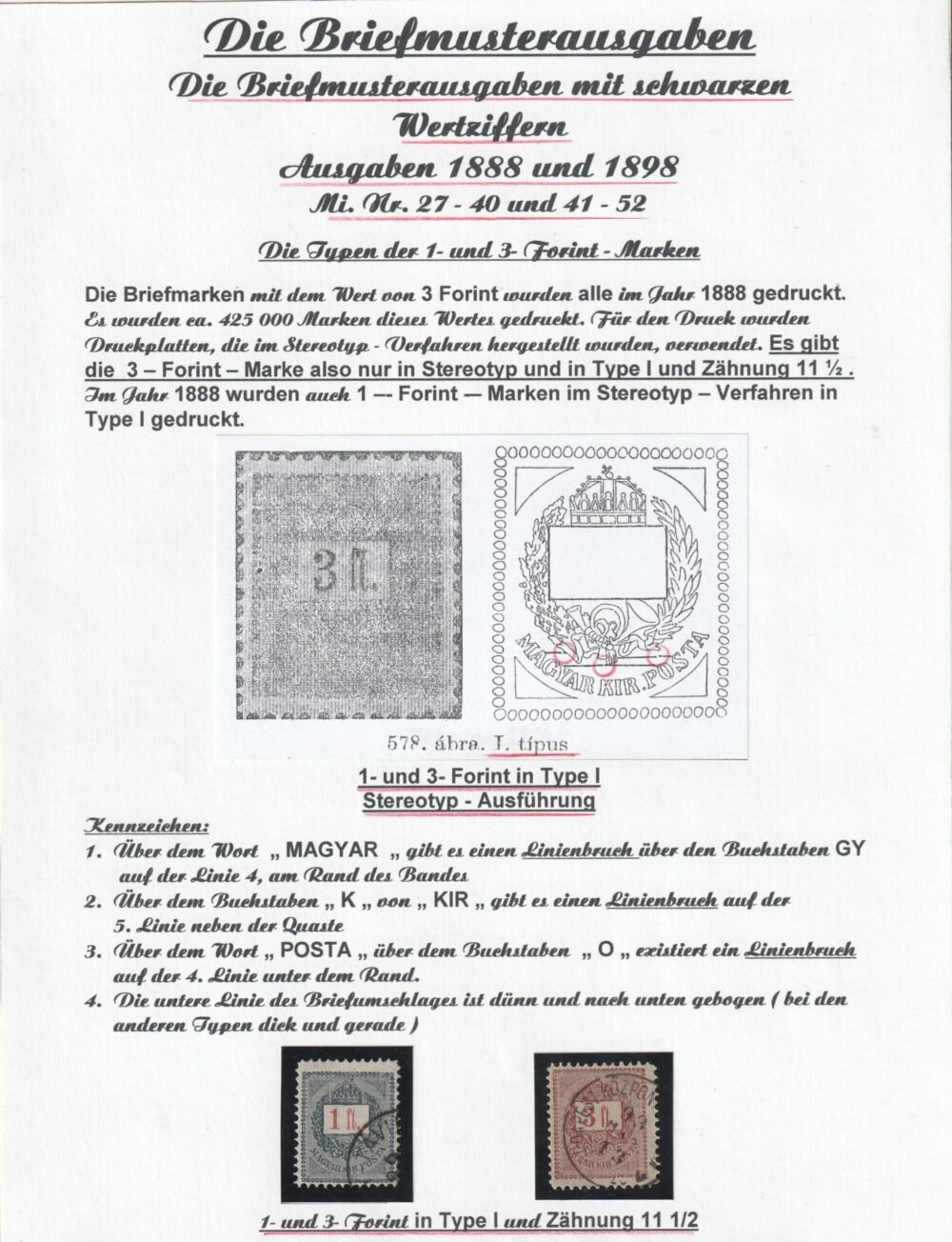 1888-1889. Feketeszámú sztereo és elektro típusokat feldolgozó gyűjtemény vízjel állásokkal sok egyéb érdkességgel, különleges lehetőség!!! - Image 7