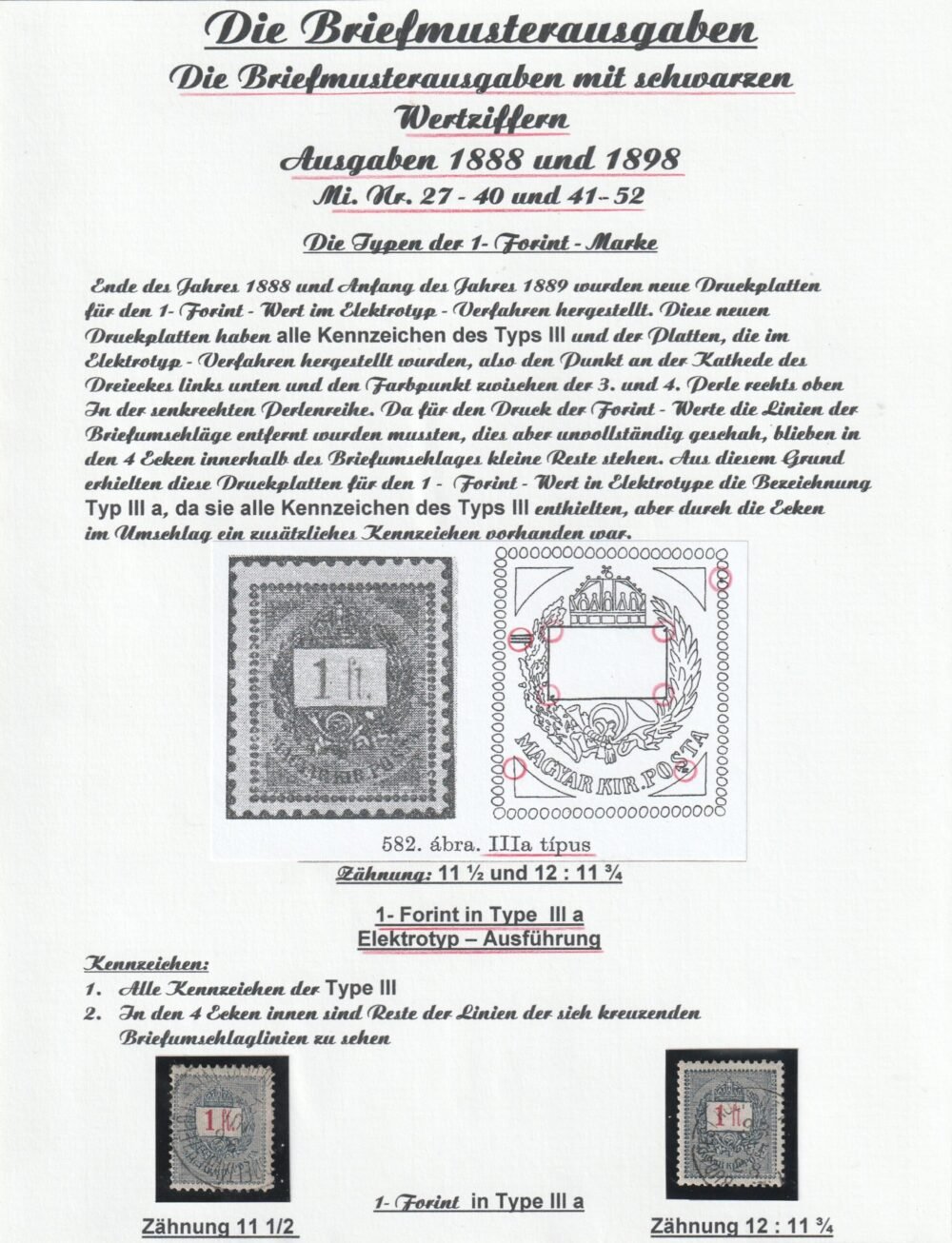 1888-1889. Feketeszámú sztereo és elektro típusokat feldolgozó gyűjtemény vízjel állásokkal sok egyéb érdkességgel, különleges lehetőség!!! - Image 8